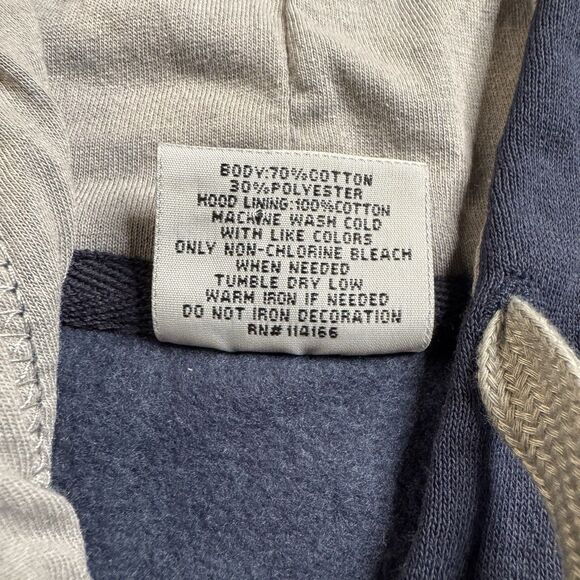 Xavier Musketeers Logo Hoodie Men’s M Blue Stadium Athletics Sewn Letters New - Picture 8 of 12